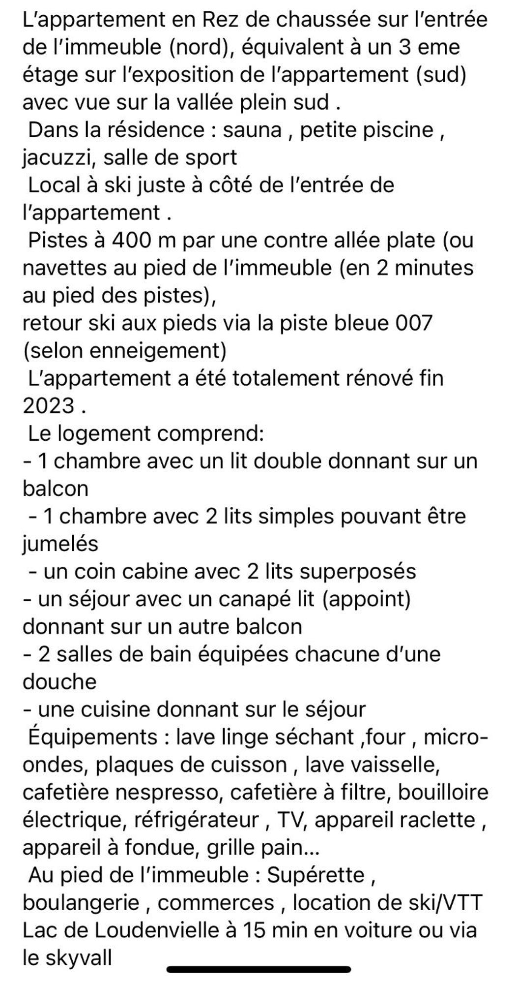 T3cab-peyragudes-61m2-8pers Apartment *